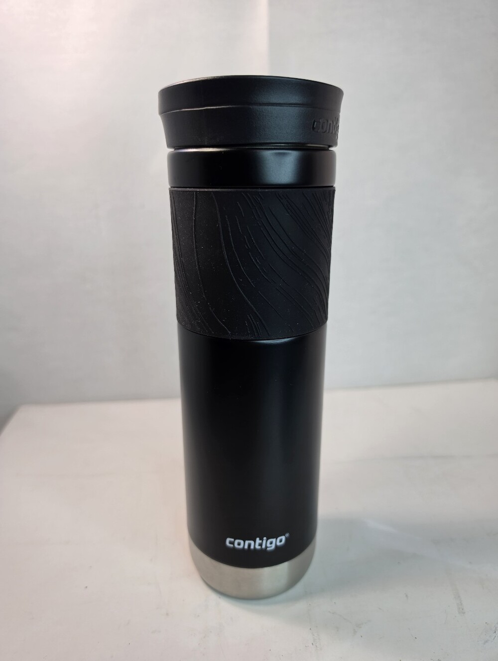 Contigo Snapseal Byron 24oz Stainless Steel Travel Mug Licorice Black. NWT